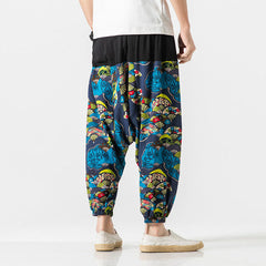 Nettai Harem Pants Green Fan
