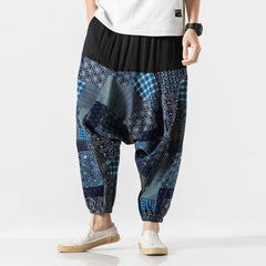 Nettai Harem Pants Blue Patch