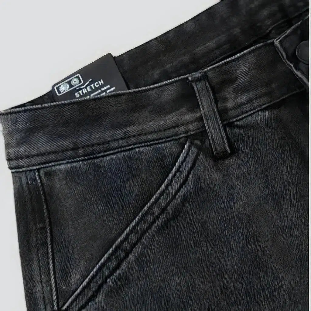 Mid-waist fashion jeans for men