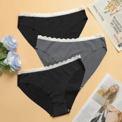1PC Female Ice Silk Comfortable Panties