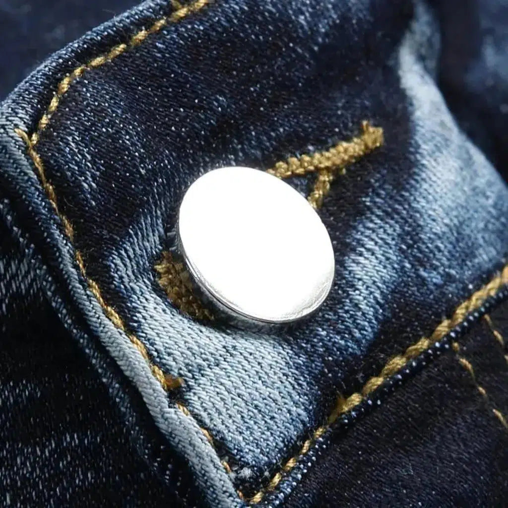 Dark-wash jeans for men