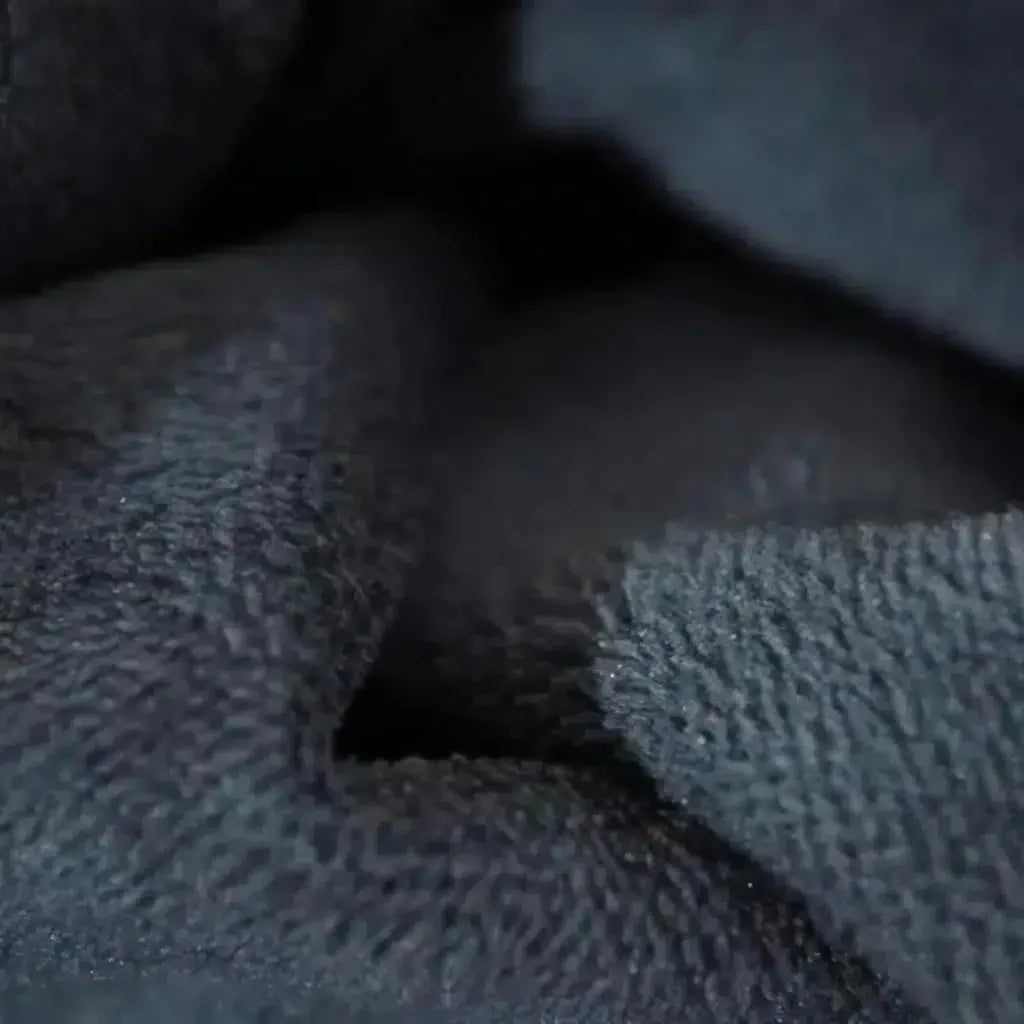 Sanded fleece jeans for men