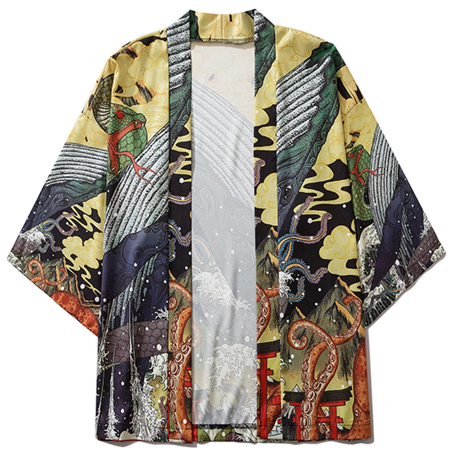 Blue Whale Kimono