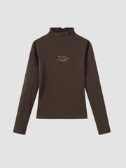 Half Turtleneck Long Sleeve Top