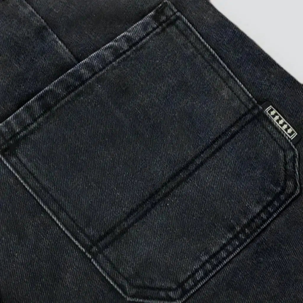 Mid-waist fashion jeans for men