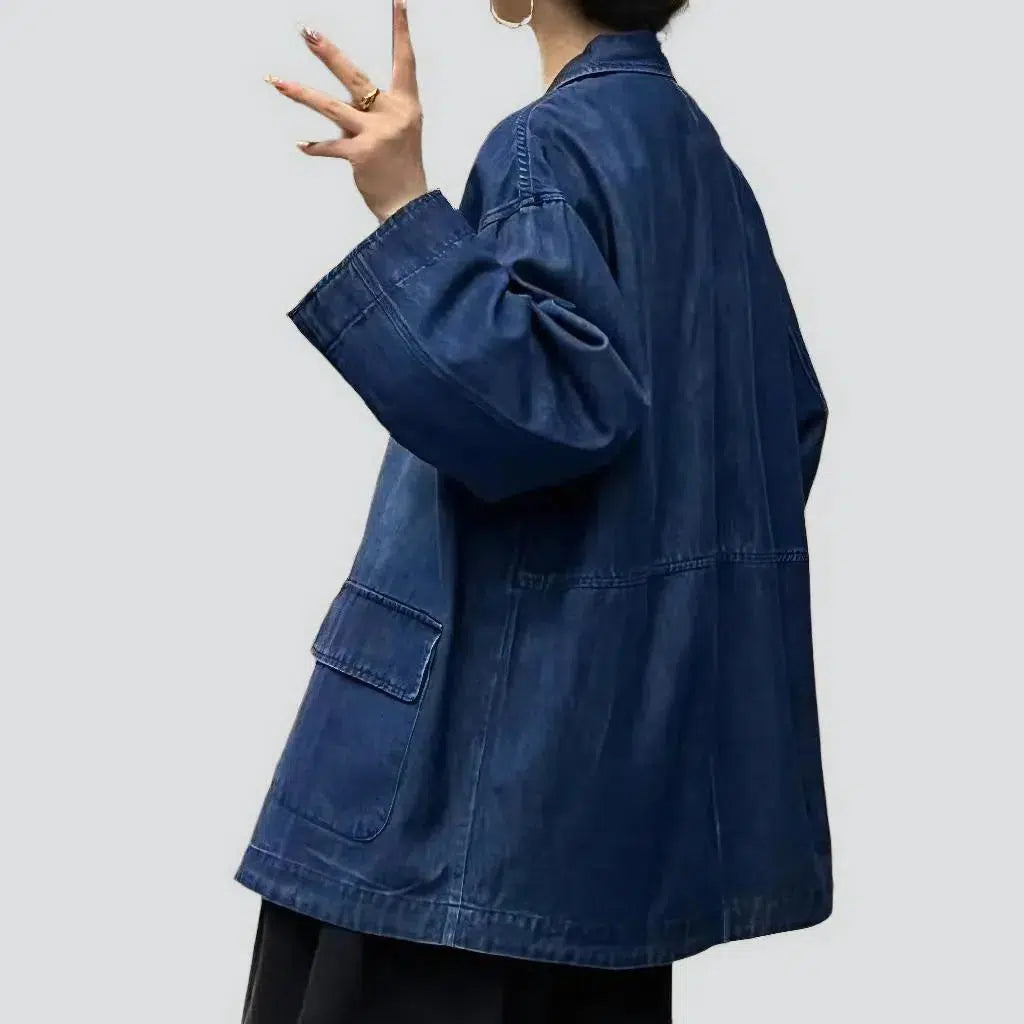 Fashion chore women's jean blazer