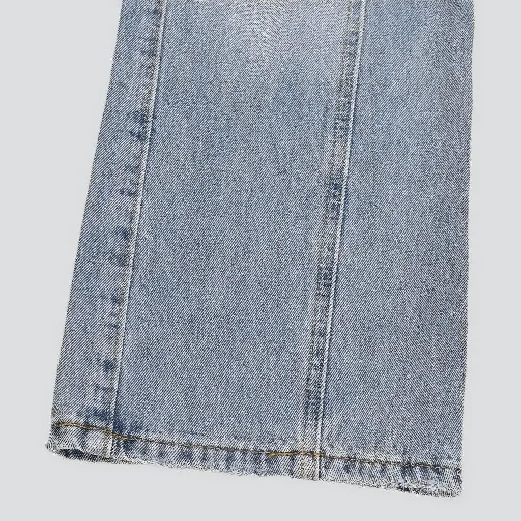 Patchwork stitching jeans for men