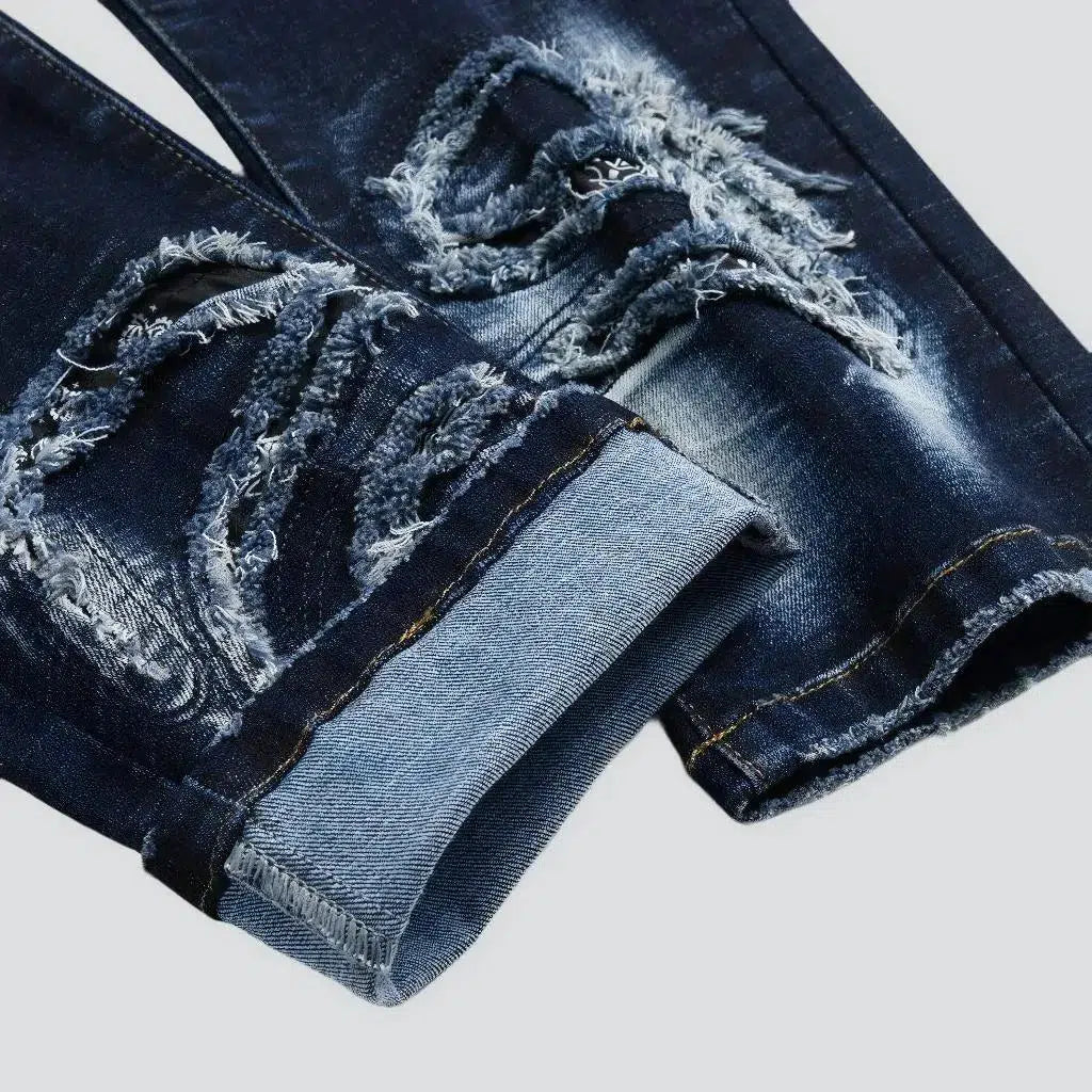 Dark-wash jeans for men