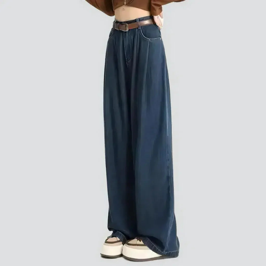 High-waist insulated jeans for women