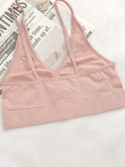 2-Pack Multi-Color Sexy Deep-V Top Wireless Bralette