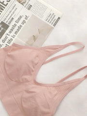 2-Pack Multi-Color Sexy Deep-V Top Wireless Bralette