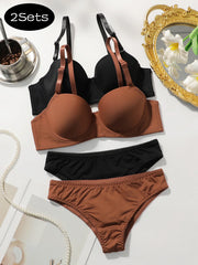 2 Pack Women's Seamless Bras