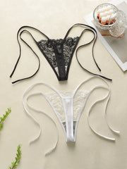 2-pack black and white combination super sexy Thong