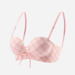 Best seller Nuovo Reggiseno Ispessito Push Up Donna Senza Ferretto Cordino Regolabile Senza Cuciture Schiena Bella Confort