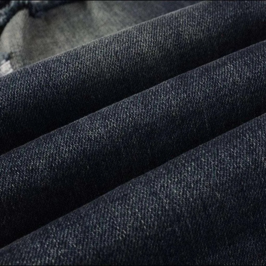 Distressed grunge jeans for men