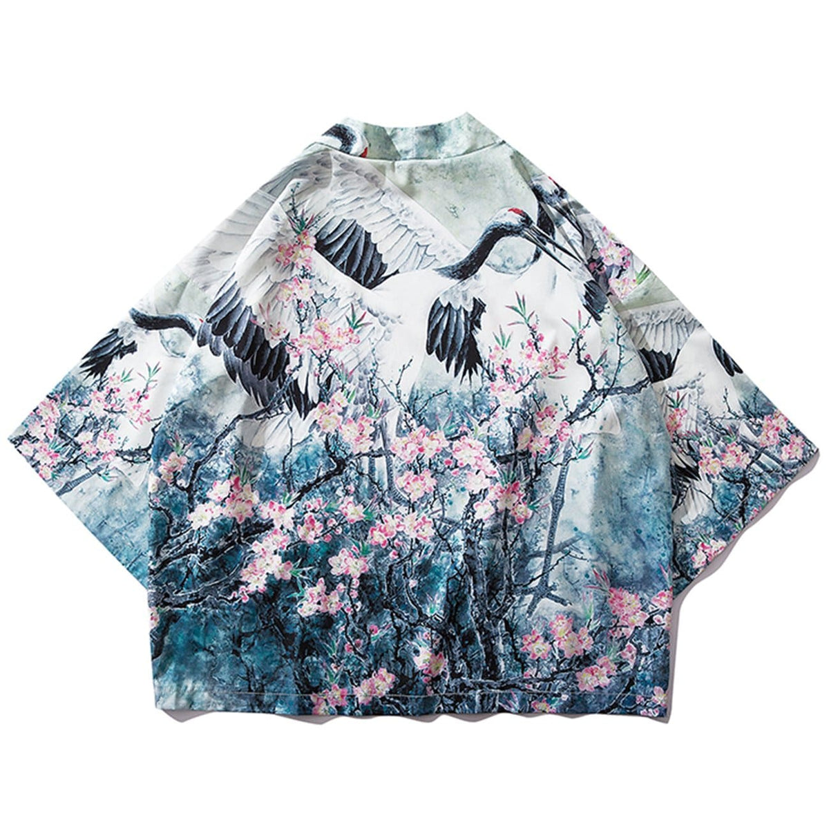 Flower Crane Kimono