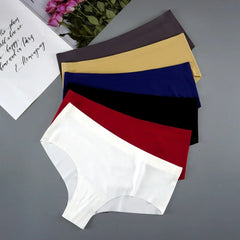2PCS Large Size Mid-waist Women Underwear