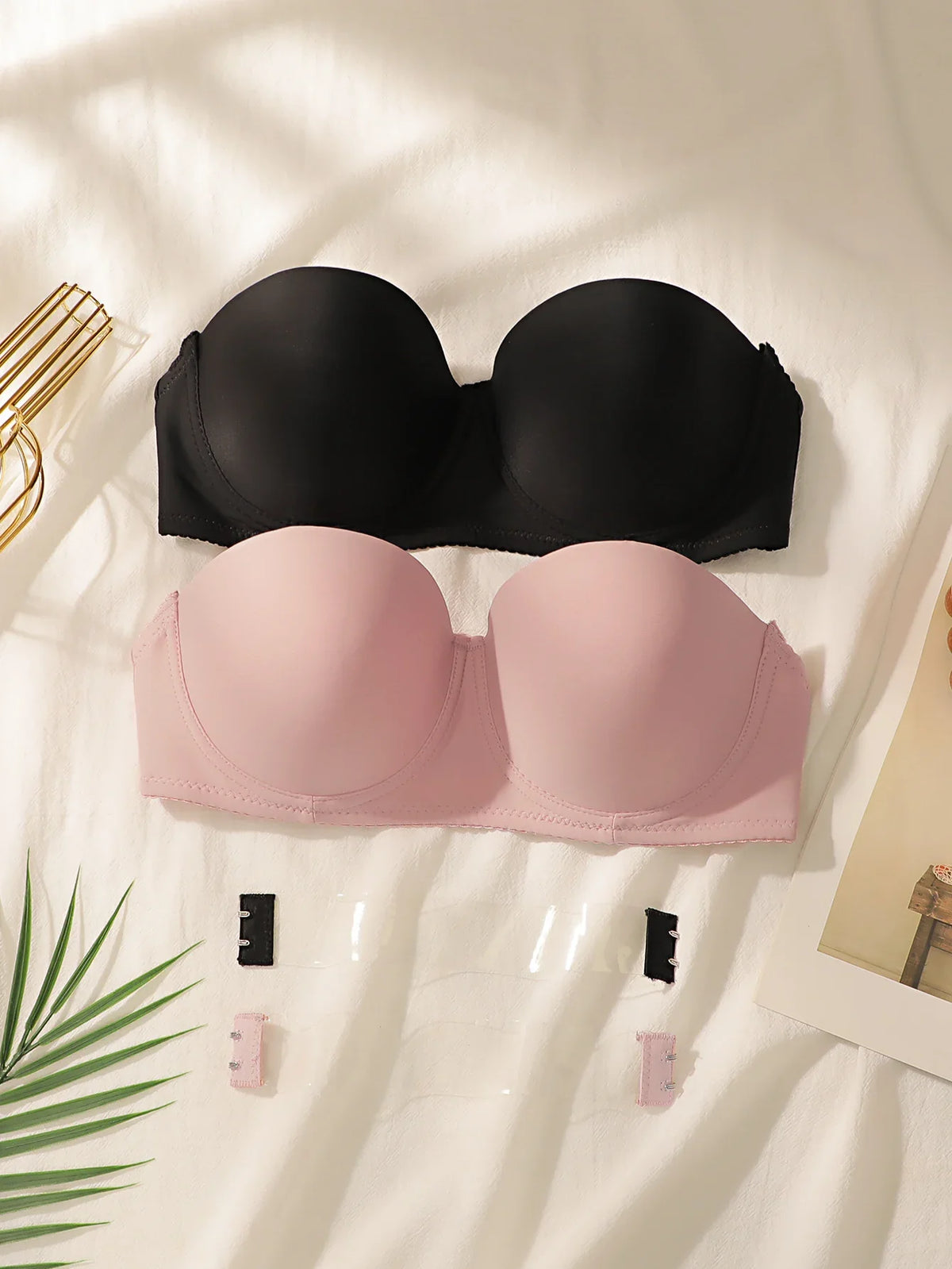 2PCS Women's sexy strapless Underwear
