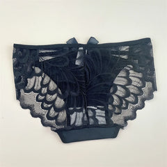 2Pcs Women's Sexy Ice Silk Underwear