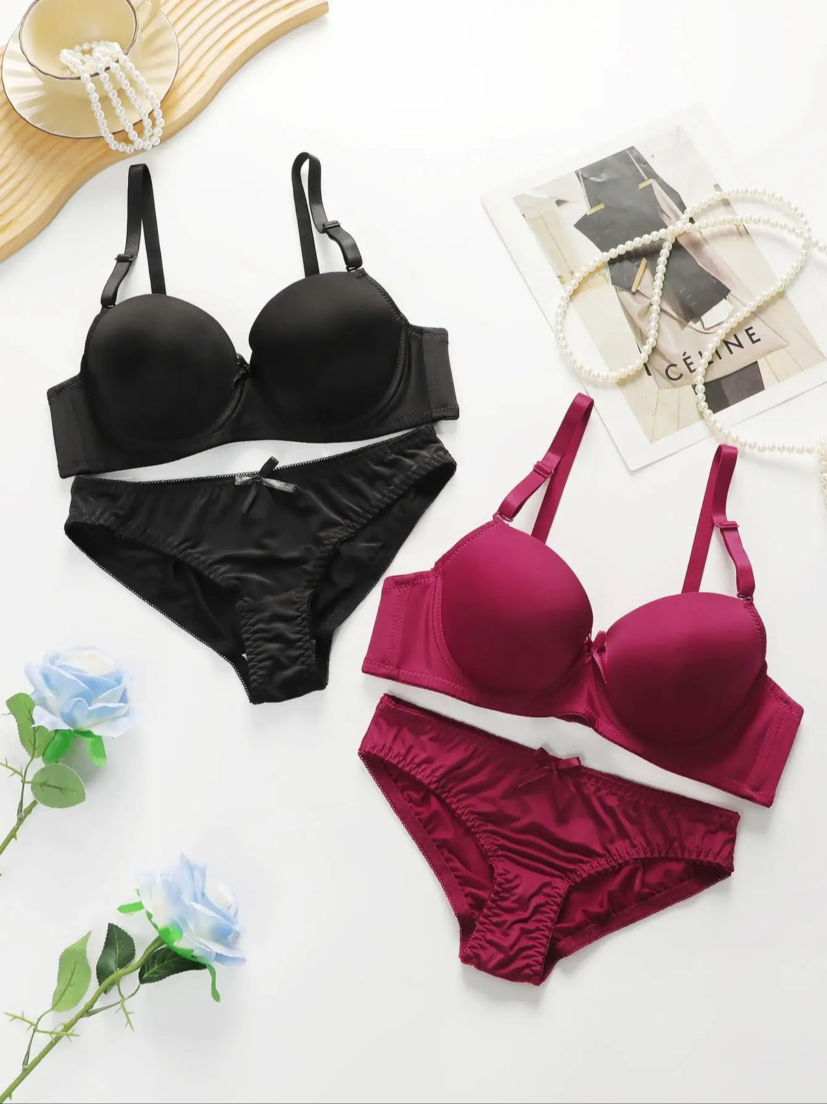 2Sets Women's Underwire Bra