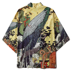 Blue Whale Kimono