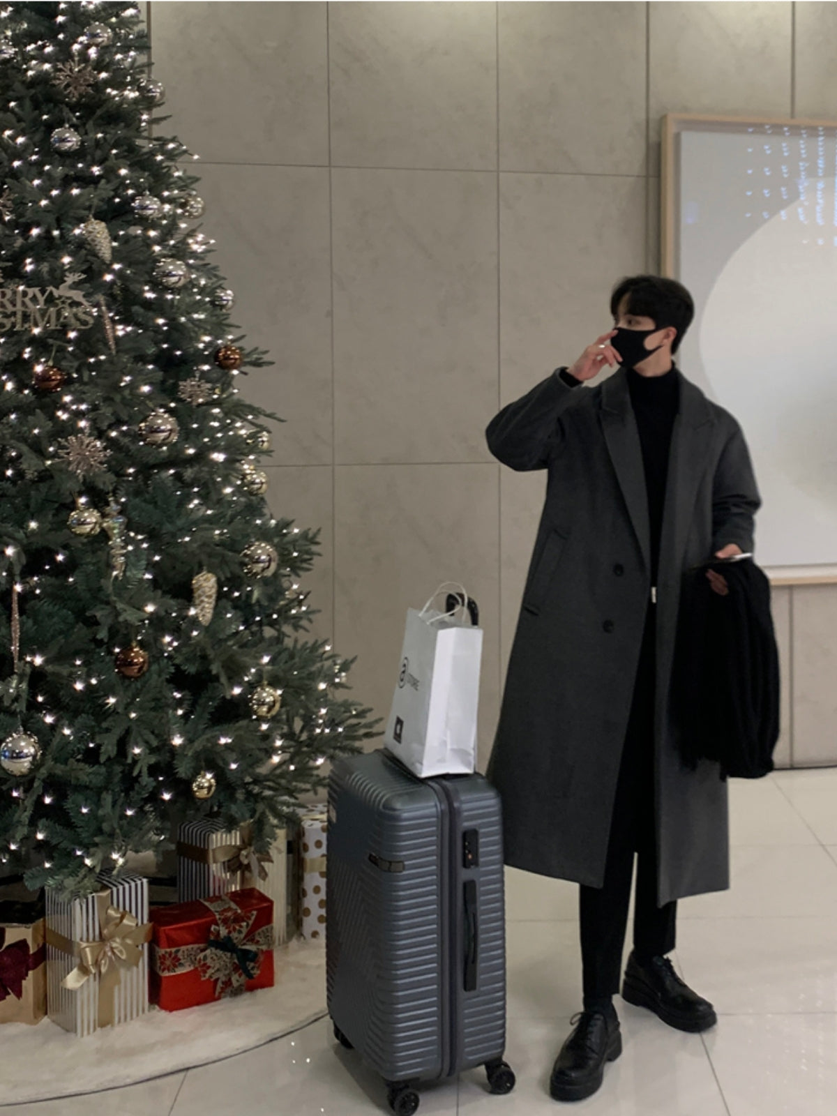 Loose Long Thick Cashmere Coat
