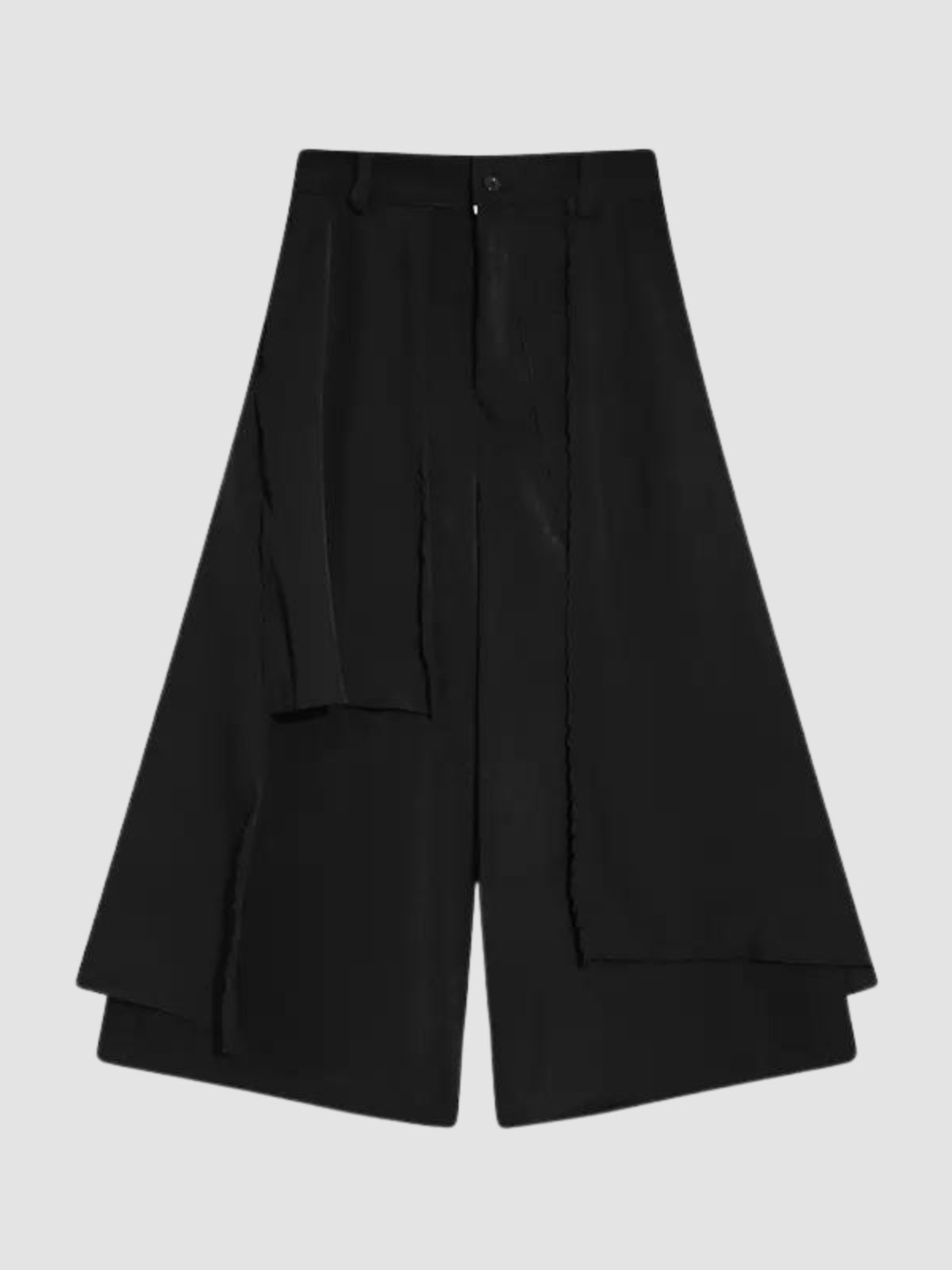 Irregular Fringed Loose Trousers Pants