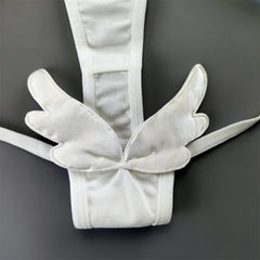 2pcs Angel Demon Wings Sexy Women Cotton Thong