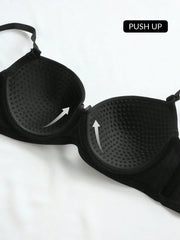 2sets Solid Underwire lingerie