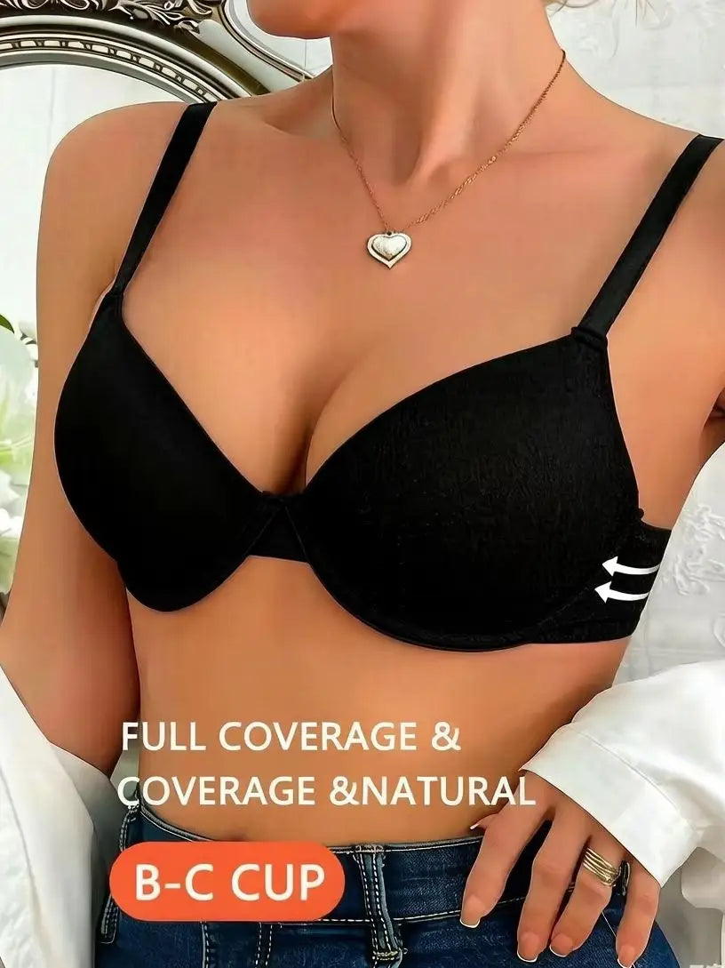 3/4 cup black shiny women's Underwear