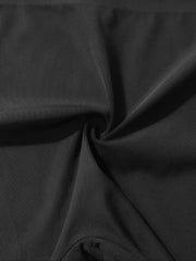 3-Pack Women's Black Safety Shorts High Waisted Anti-See Through Invisible Panties