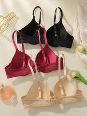 3-Pack Women's Solid Color Underwire Bras