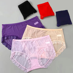 3 Pcs Full Transparent See Through Panties