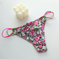 3 Pcs/lot Sexy Printed Thong