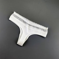 3PCS/Set Hollow Out Lace Waist Women Cotton Thong