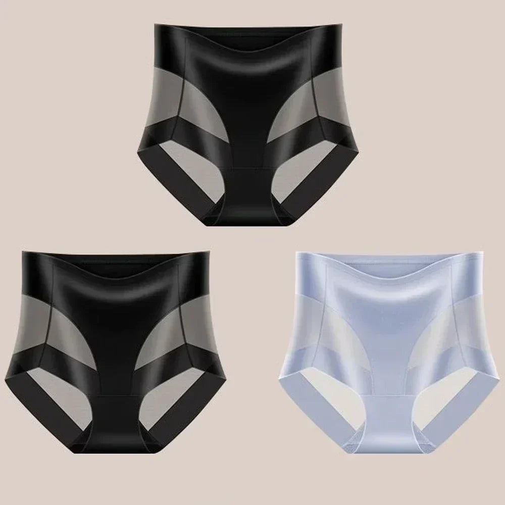 3PCS Sexy High-waist Large Size Panties