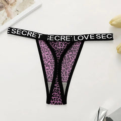 3PCS Sexy Leopard Print G-String Thong