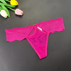 3PCS Sexy Women Front Opening Hole Thong