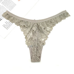 3PCS Soft Lace Floral Sexy Underwear
