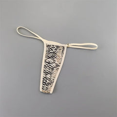 3PCS Women Sexy Printed Thongs