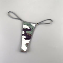 3PCS Women Sexy Printed Thongs