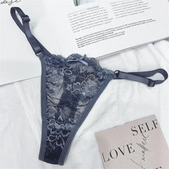 3Pcs/Set Adjustable Belt Sexy Women Lace Thong
