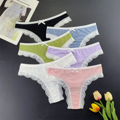 3Pcs/Set Women Lace Thongs