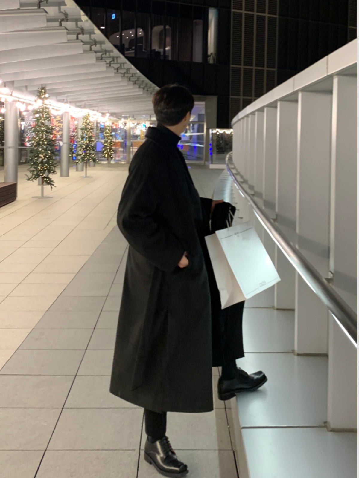 Loose Long Thick Cashmere Coat