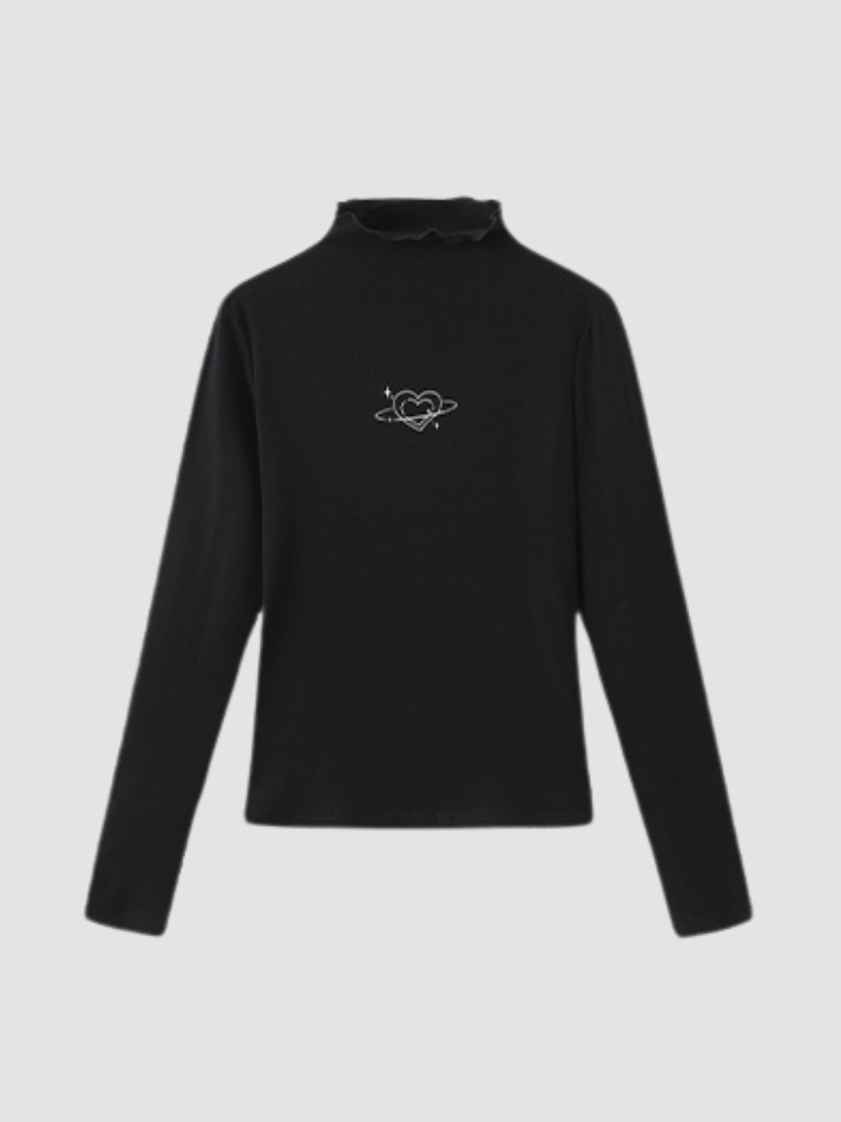 Half Turtleneck Long Sleeve Top