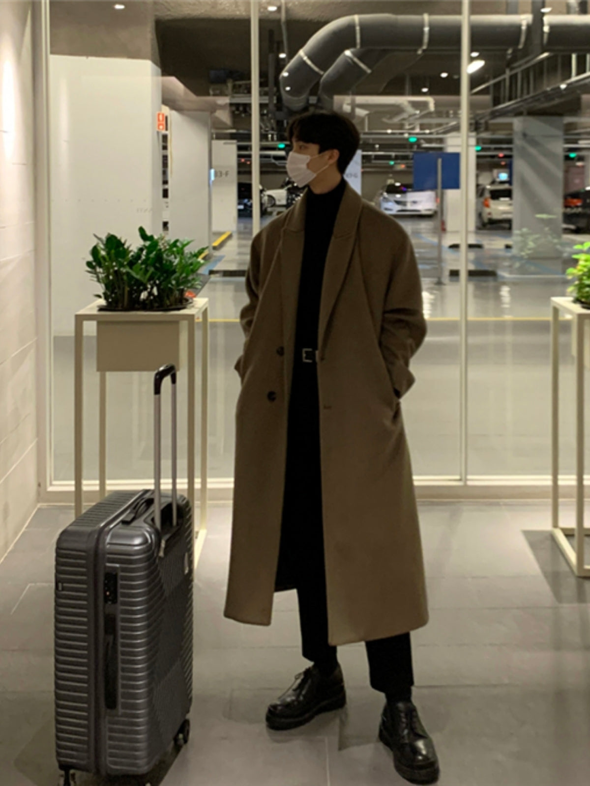 British Style Woolen Cashmere Coat