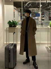 British Style Woolen Cashmere Coat
