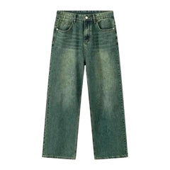 Fashion baggy mid-rise y2k men's jeans
