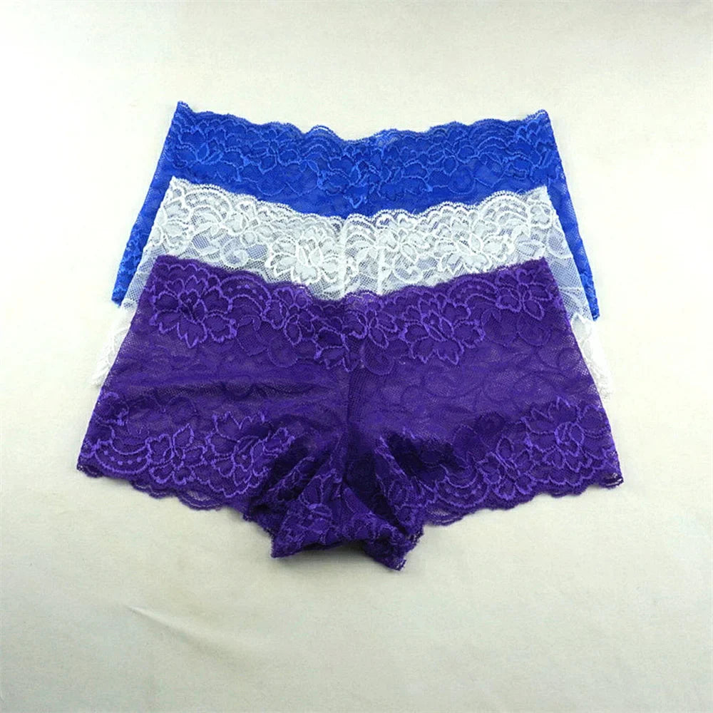 3pcs M-XXL Female Boxers Underwear