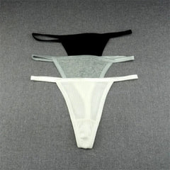 3pcs T-back Thong